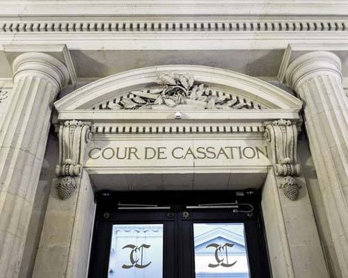 Entrée de la Cour de Cassation à Paris